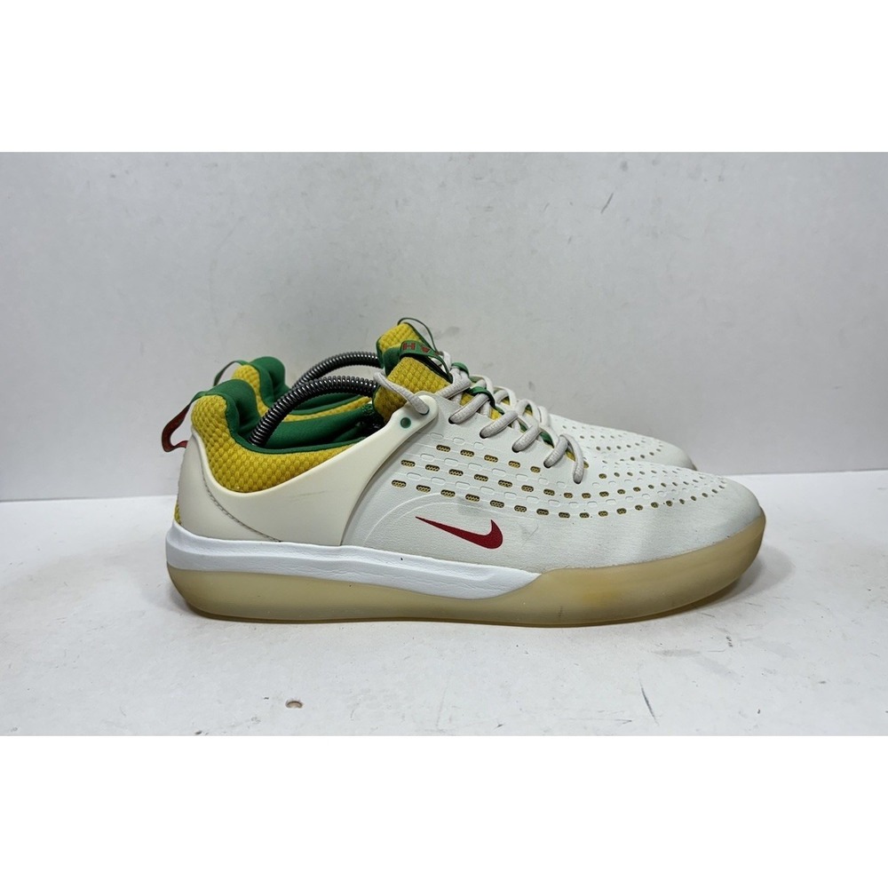 Nike SB Nyjah 3 Premium Shoes Mens Size 11 White Skate Sneakers DO9403-100‎